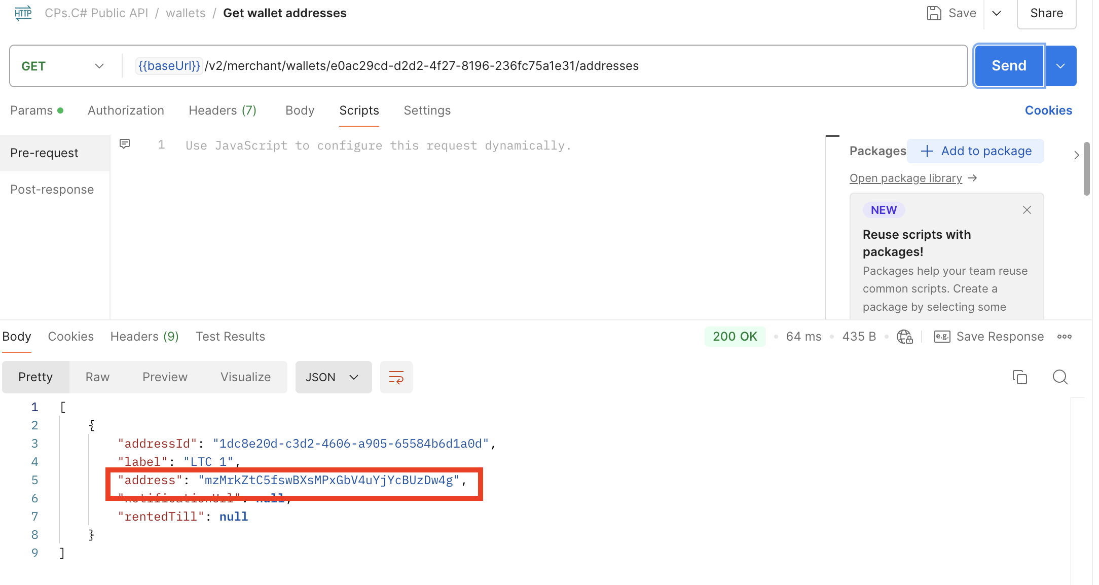 Create Address