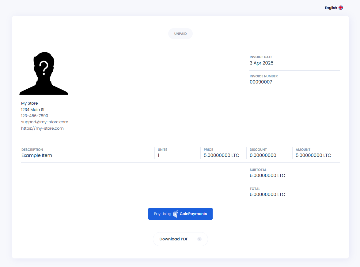 Invoice Link